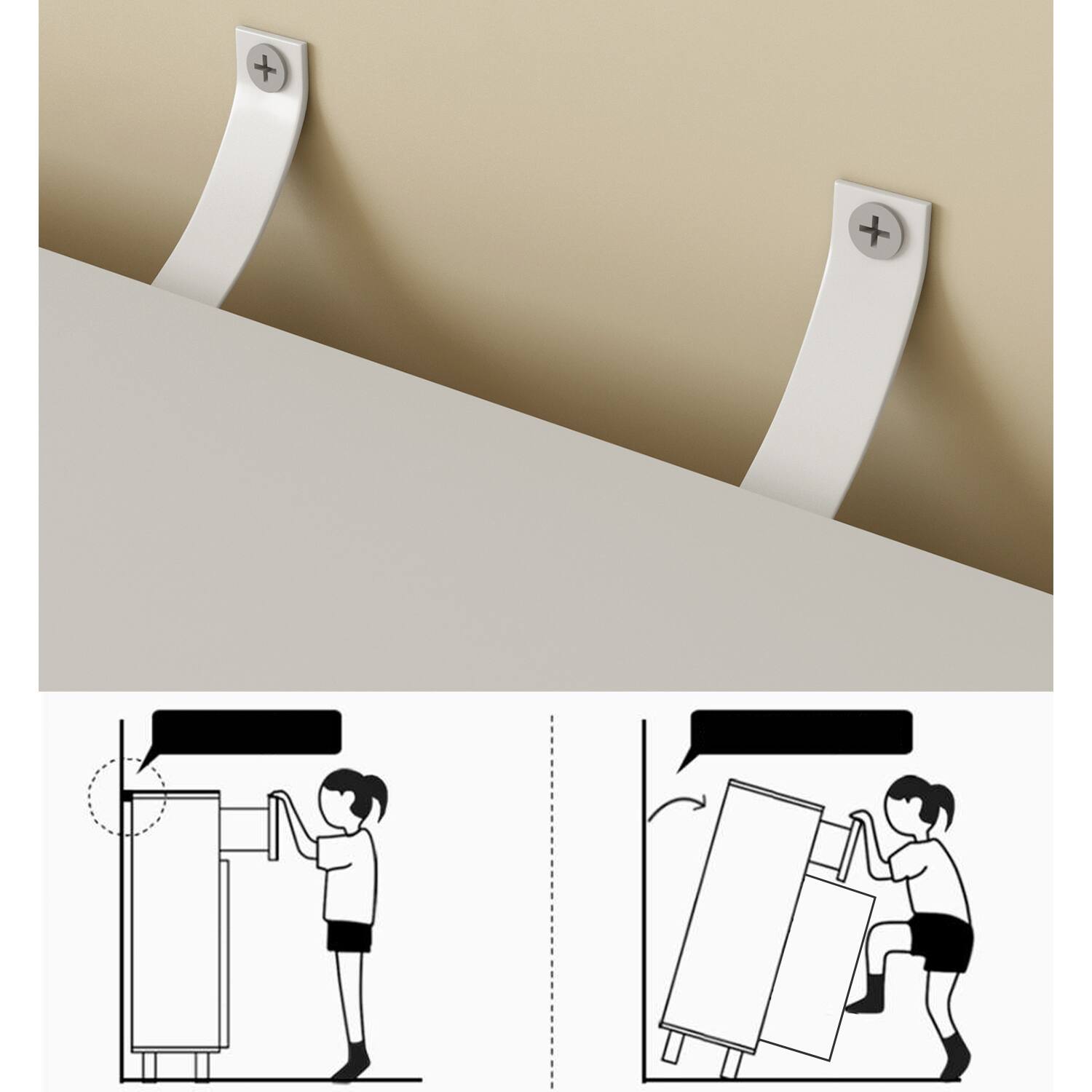 Alt View 6. Famapy - Famapy Buffet Sideboard: Organize & Elevate Your Dining Space - White.