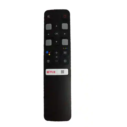 Front. VINABTY - New ARC802V-FMR1 Voice Replaced Remote Control Fits for TCL TV 06-BTZNYY-URC802V RC802V FMR1 32S6500A - Black.
