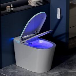 Dyonery - Smart Toilet: Automatic lid opening + sitz bath cleaning + warm air drying + UV , providing full-process - White