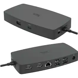 Cyber Acoustics - CA Essential Laptop Docking Station - for Notebook, Monitor - 130 W - USB Type C - 2 Displays Supported