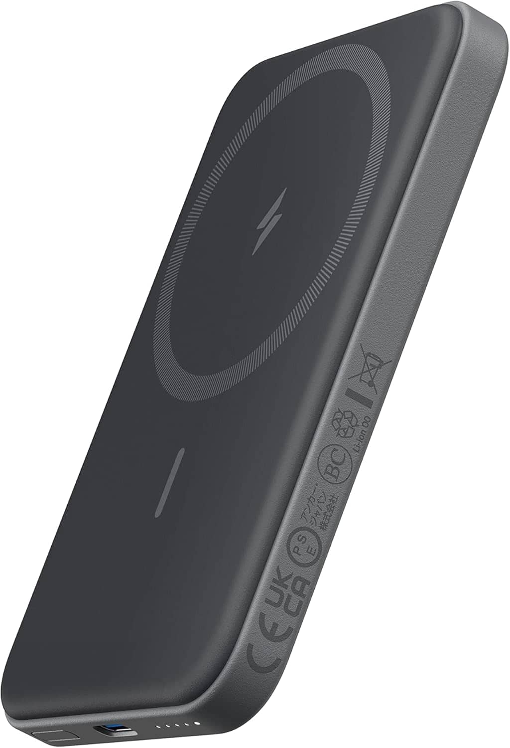 Anker - 621 Magnetic Portable Charger (MagGo) - Black