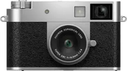 Fujifilm - X half Premium Compact Camera - Silver - Front_Zoom