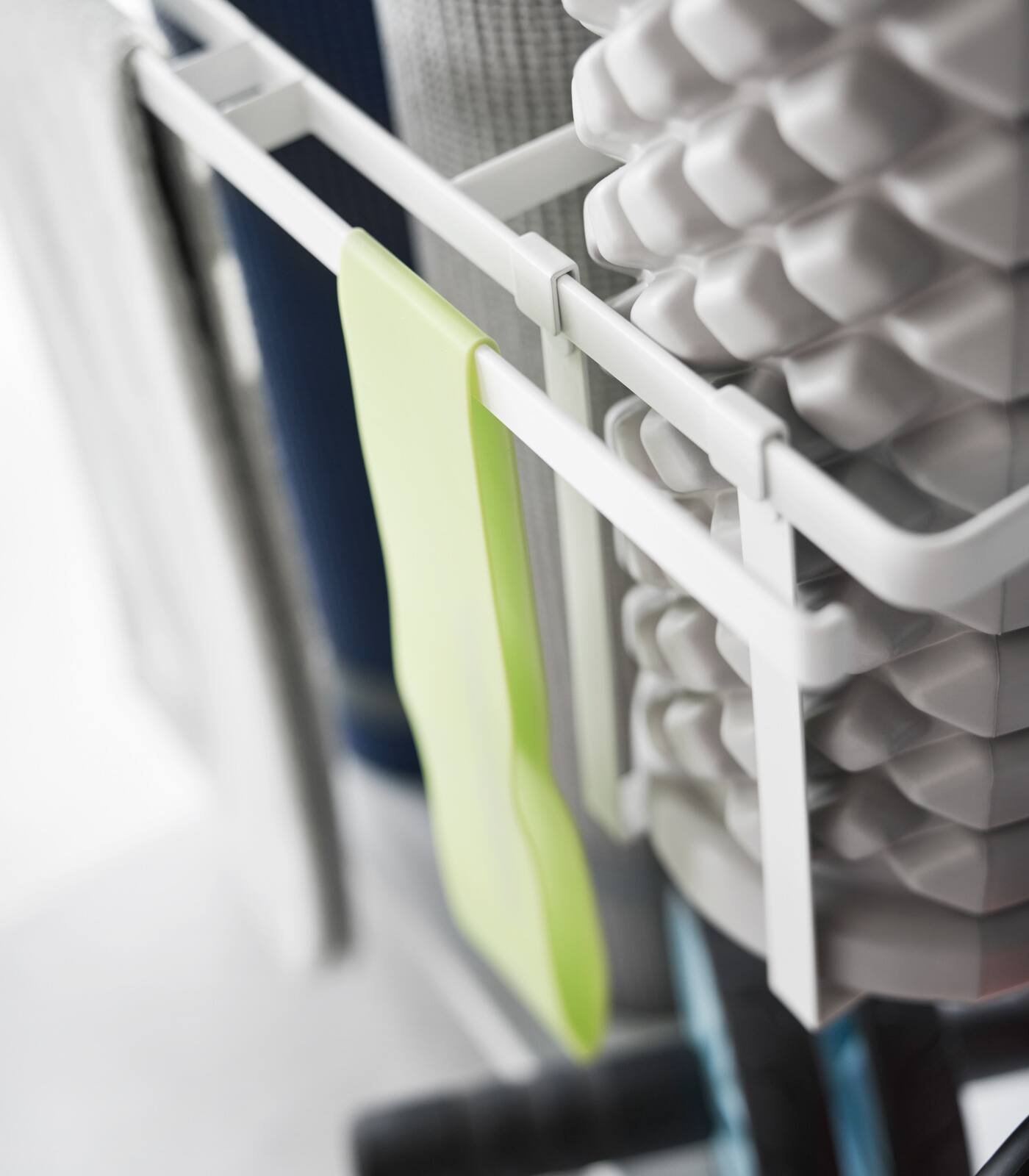 Alt View 2. Yamazaki Home - Fitness Equipment Storage Cart - 1989.