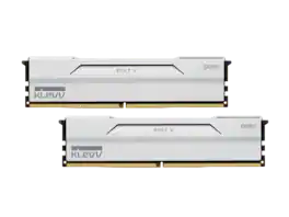KLEVV - 64GB (2 x 32GB) DDR5 6000 (PC5 48000) Desktop Memory Model KD5BGUA80-60A300I - White
