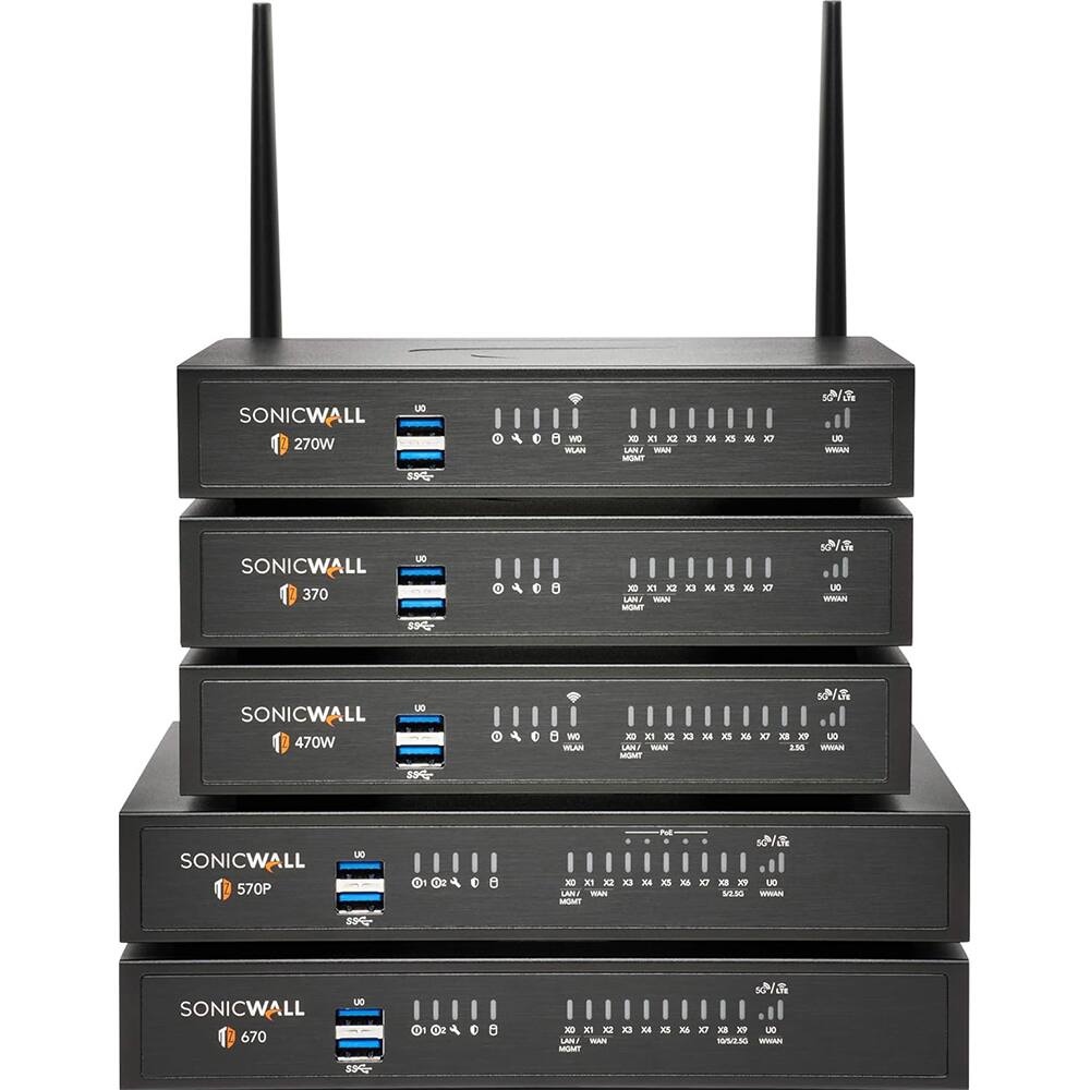 SONICWALL 270W DU  
- 8 WO - LAN R EX x2 LAN? - MT XI X4 XI - 30 / + LO WWAN  

SONICWALL 370  
- 4 e 8 X 20 EX LANL - MDUT X X4 XI X8 X7  

SONICWALL 470W DU  
- e WO - LAS 10 X03 x LABS - - xI XI X Xa 10 . X XP LO 3.N0 WWAN  

SONICWALL 570P Du  
- E 8 - . a2 LASU WAN MOMIT M 34 - AL - a2 sd + - 3 US E5G - 59  

SONICWALL 670  
- LO I Oz C X . EX LANU -A MOAT x X NS N X x3 X LG 155/116 WWAN