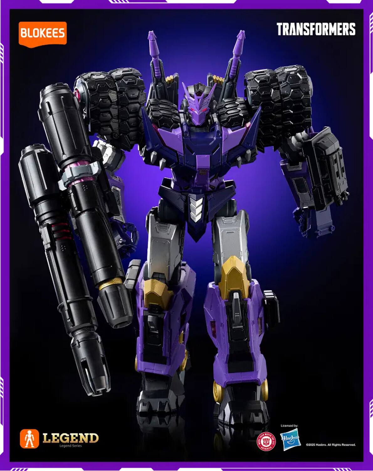BLOKEES TRANSFORMERS LEGEND  
Legend Series  
Licensed by:  
©2023 Hasbro. All Rights Reserved.