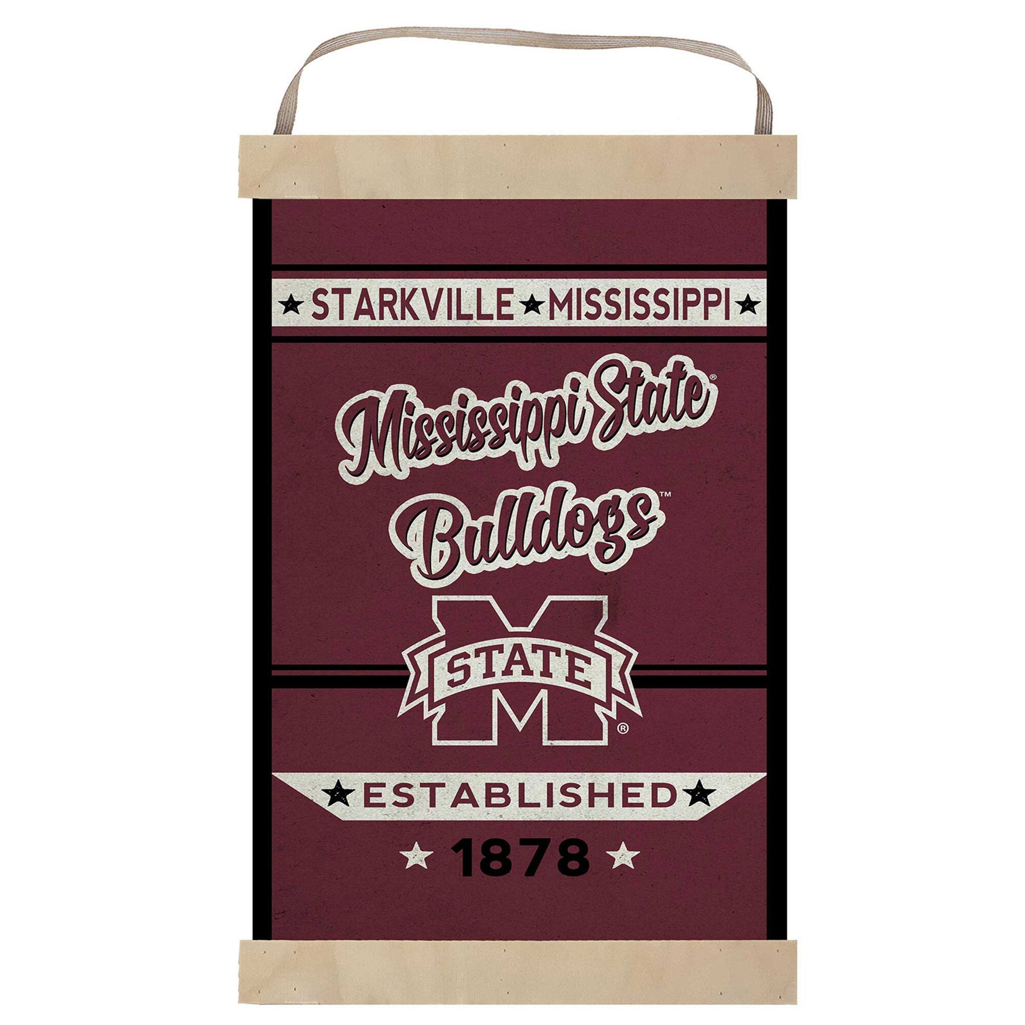 STARKVILLE MISSISSIPPI  
Mississippi State Bulldogs  
STATE  
ESTABLISHED 1878