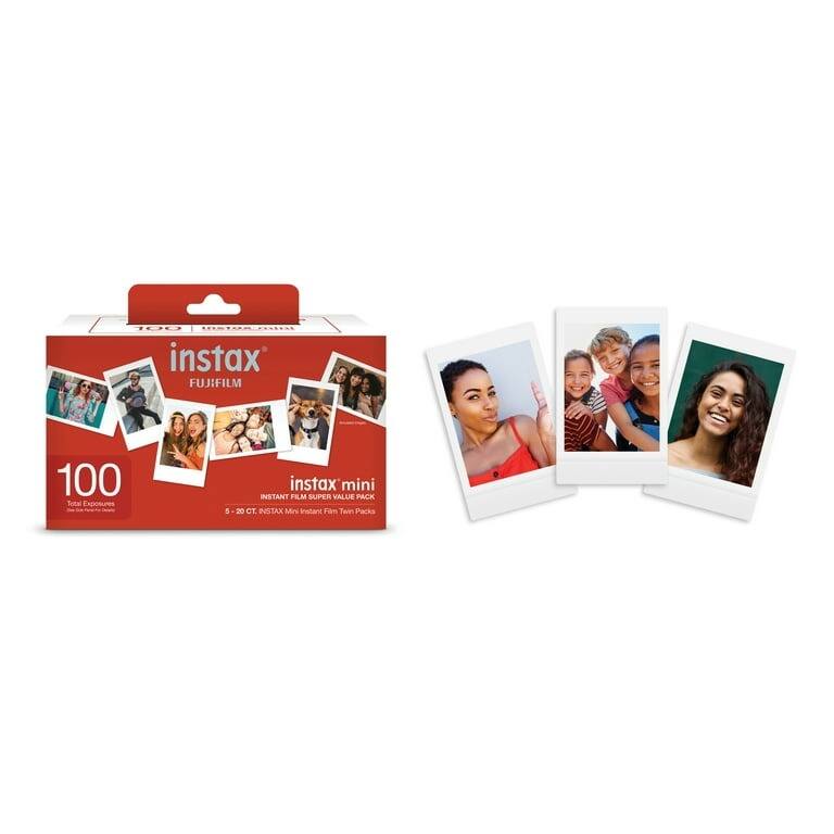 instax FUJIFILM 100 Total Exposures instax mini INSTANT FILM SUPER VALUE PACK 5 - 20 CT. INSTAX Mini Instant Film Twin Packs