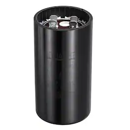 Unique Bargains - CD60 Motor Run Capacitor, 400-480uF MFD AC125V, 50-60Hz, for Electric Motor, 46x86mm - Black