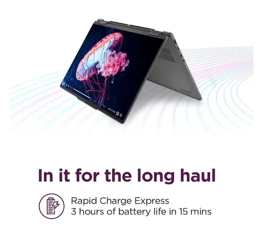 In it for the long haul  
Rapid Charge Express  
3 hours of battery life in 15 mins