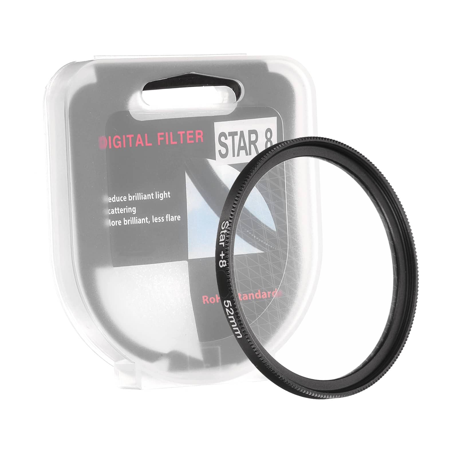 Unique Bargains - 52mm Star Filter, 8 Points Starburst Variable Twinkle Effect Ultra Slim Optical for Nikon DSLR