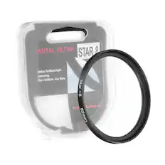 DIGITAL FILTER
STAR 8
reduce brilliant light scattering
more brilliant, less flare
Star +8
Standard
52mm