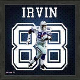 Highland Mint - Michael Irvin Dallas Cowboys 13'' x 13'' Jersey Number Frame - Multicolor