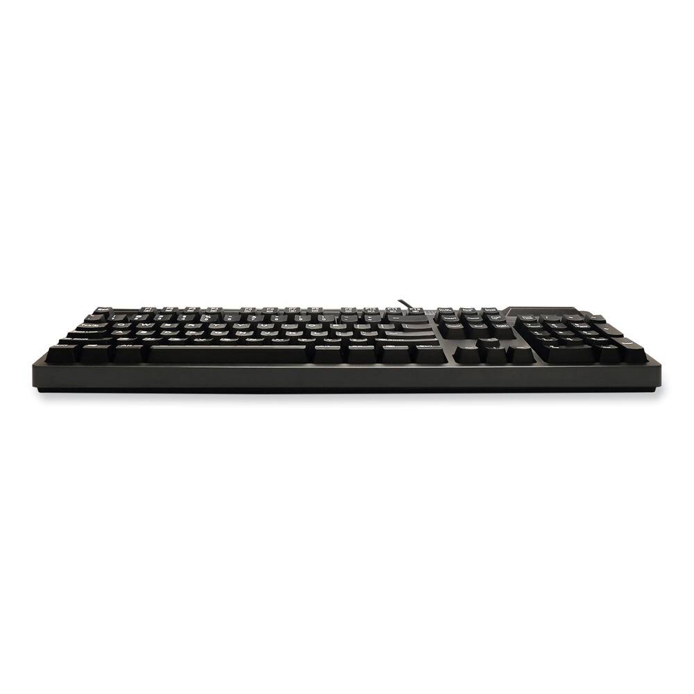 Angle. Adesso - Adesso EasyTouch 630SB-TAA - Smart Card Reader Keyboard (TAA Compliant) - Cable Connectivity - USB Interface - 104 Key(s - Black.