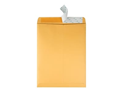 Alt View 1. Quality Park - Redi-Strip Kraft Catalog Envelopes, 10" x 13", 100/Box - Brown Kraft.