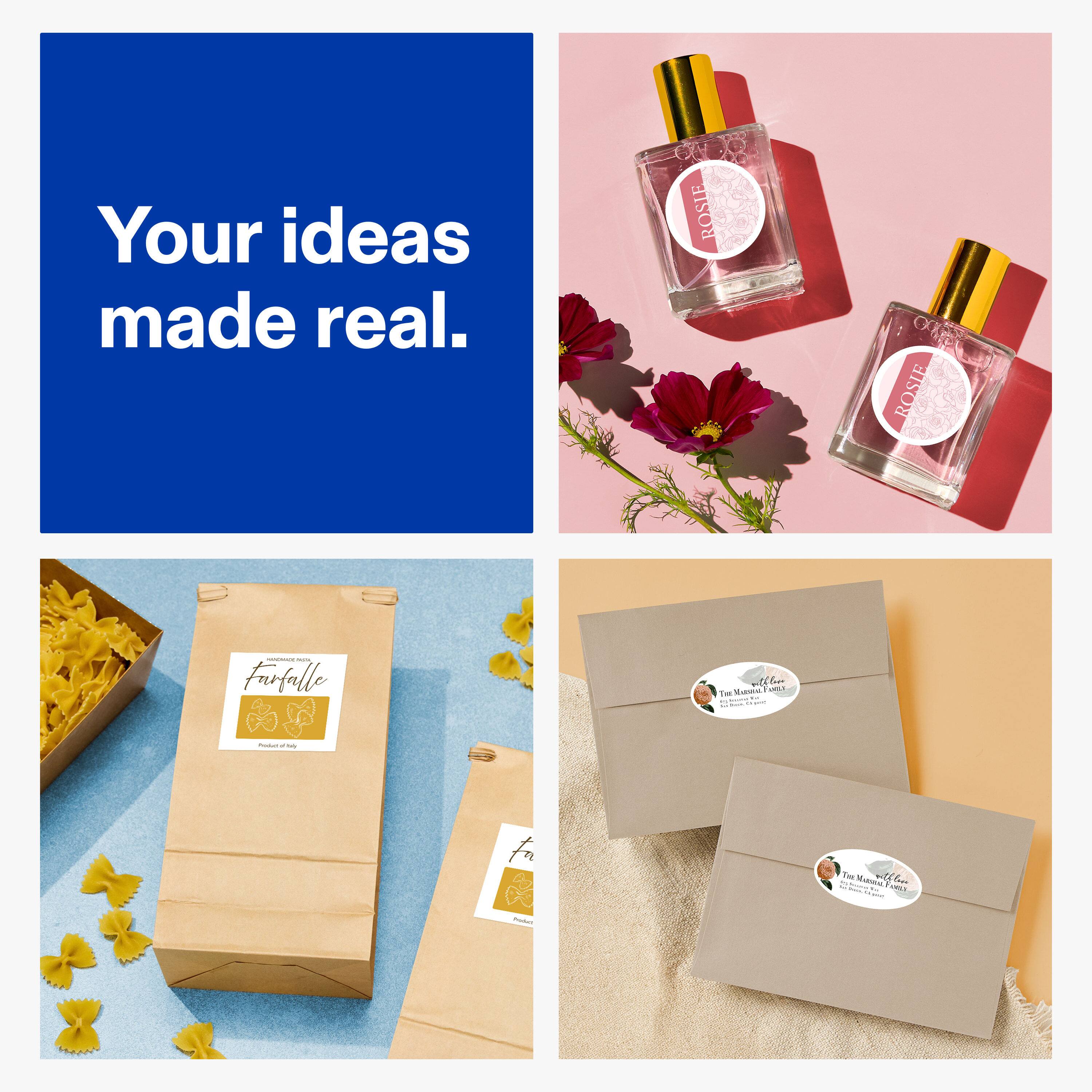Your ideas made real.

ROSIE

pum Farfalle

with love Nome! OILS The SAUDIA fat my de your .. lives.

Product may

THE MARIAL ! Tea Alblow by for Soy 2,200 M 2019