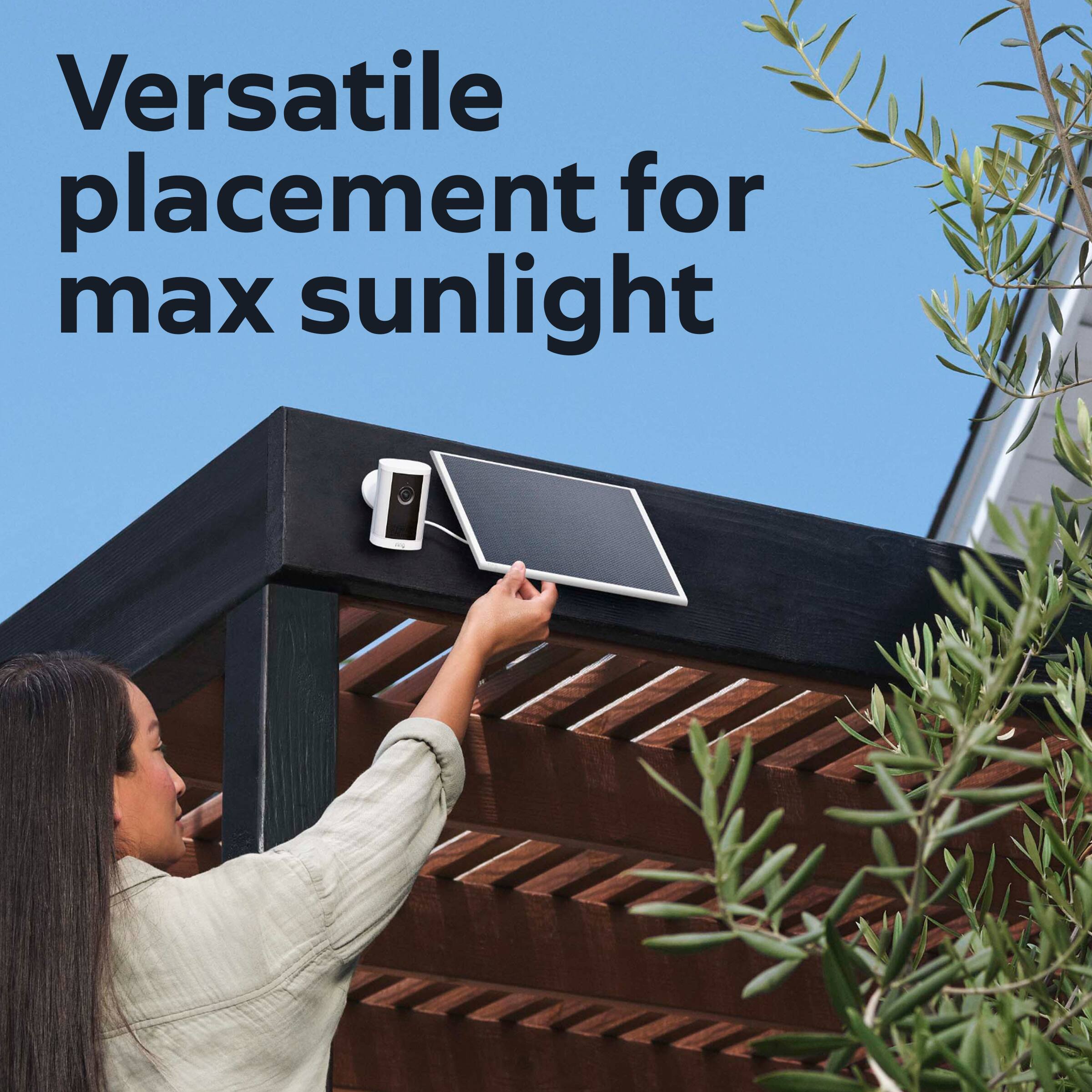 Versatile placement for max sunlight
