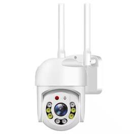 Cluzine - 1080P Outdoor PTZ WiFi Security Camera, IP66 Waterproof, Color Night Vision, Motion Alert