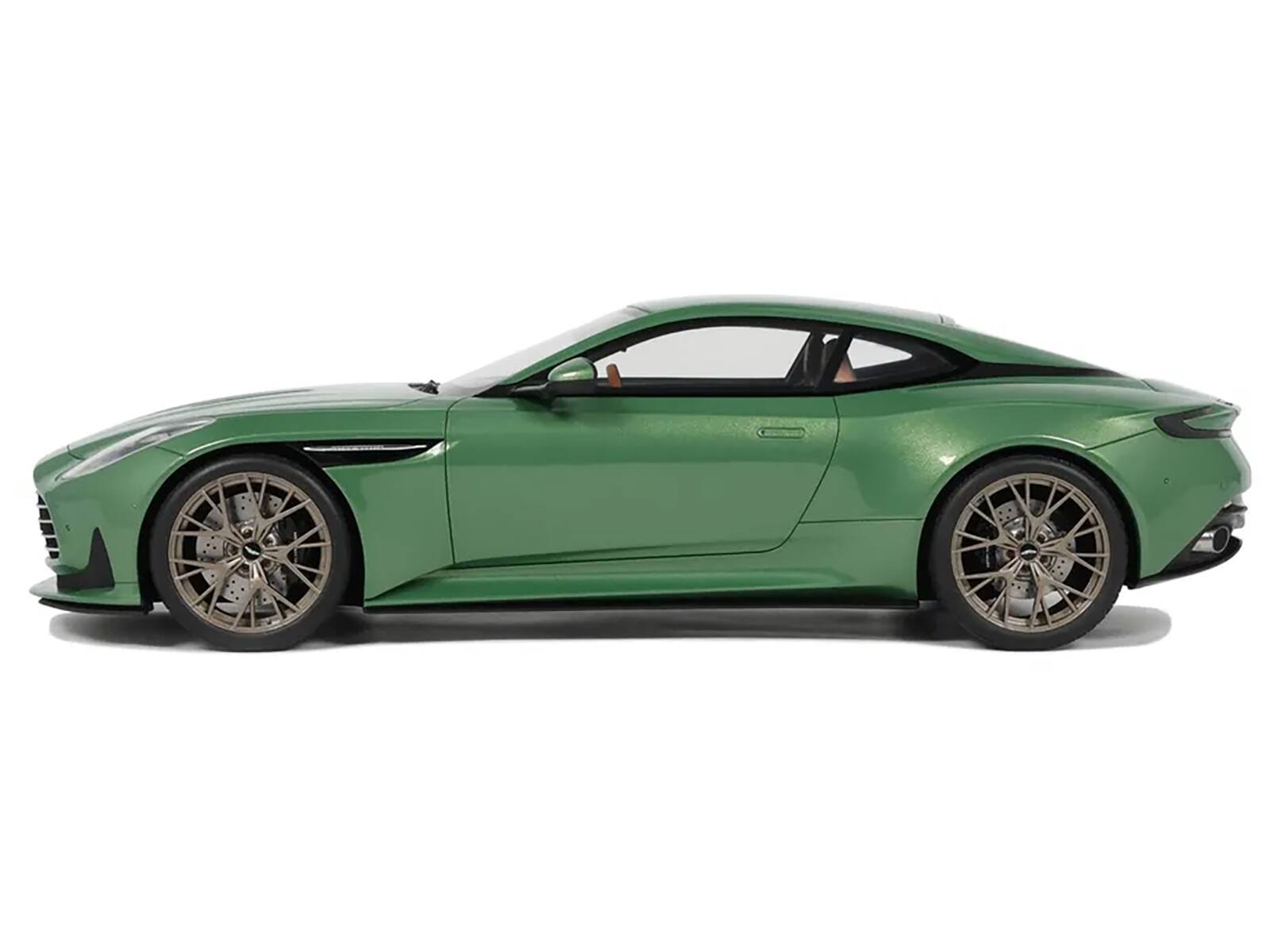 Back. GT Spirit - 2023 Aston Martin DB12 Green Metallic 1/18 Model Car by GT Spirit - Green Metallic.