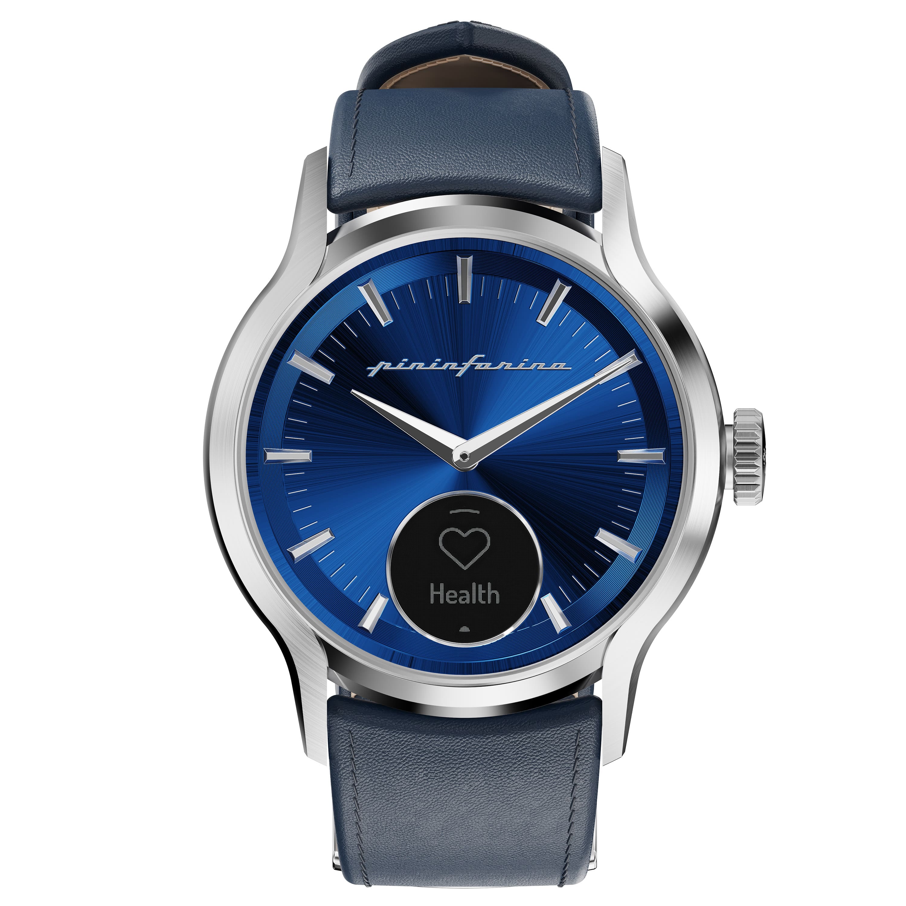 Globics Watches - pininfarina Pura Hybrid Smartwatch - Azzurro Steel - (2026)