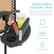 DETACHABLE HOLDING TRAY
Keep your favorite drinks and media devices close at hand for uninterrupted relaxation!
- Tablet Rest
- 2 Cup Holders
- Phone Mount