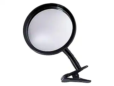 Front. See All - ICU Personal Convex Security Mirror - Black.