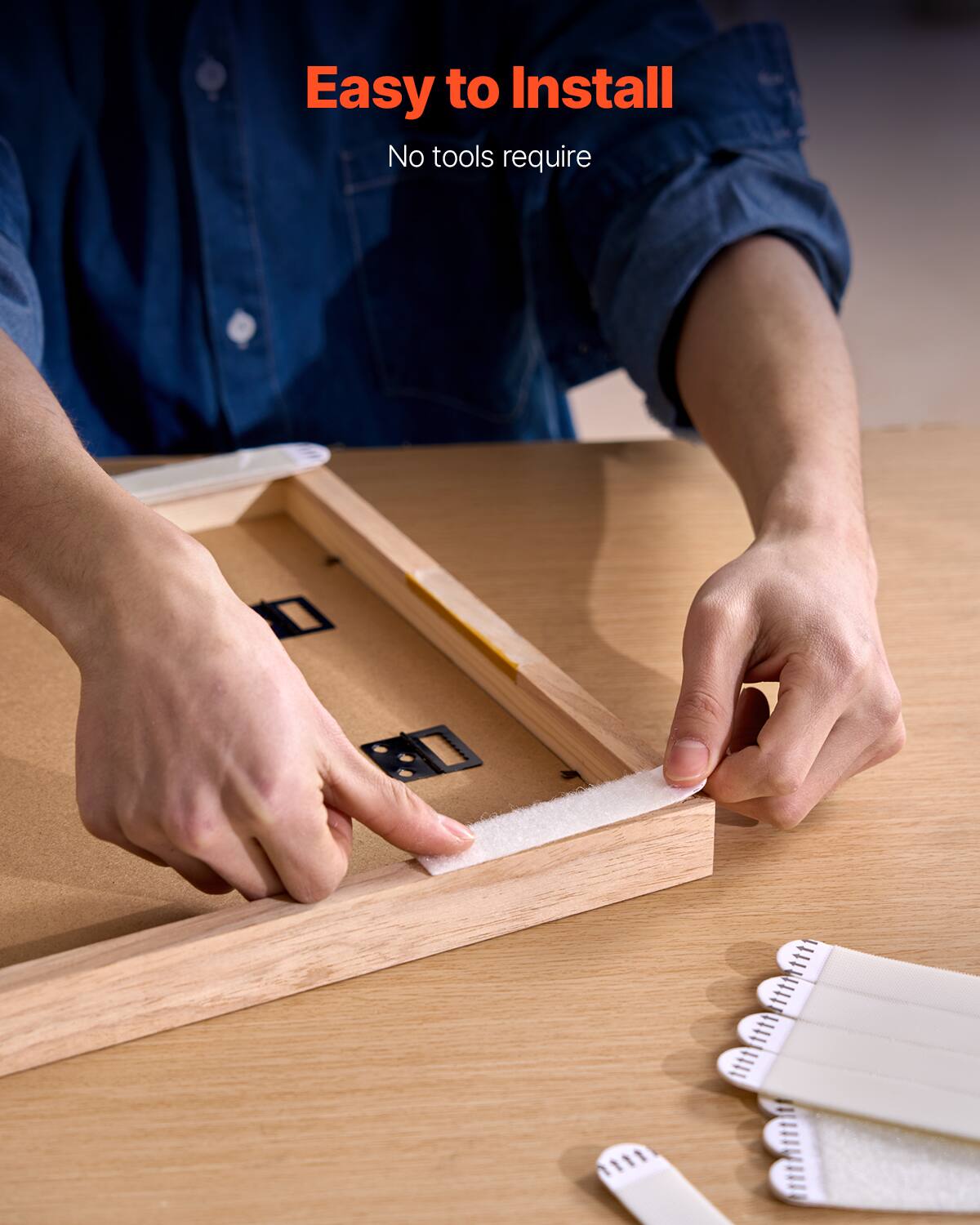 Easy to Install  
No tools require