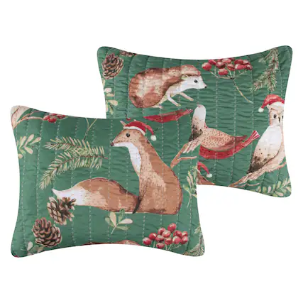 Front. BreeBe - Willow Holiday Sham King - Holiday.