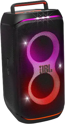 JBL - Club 120 PartyBox Portable Party Speaker with Foldable Handle - Black