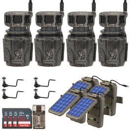 Stealth Cam - Revolver 36MP Pro 360 Degree Cellular Trail Camera Bundle