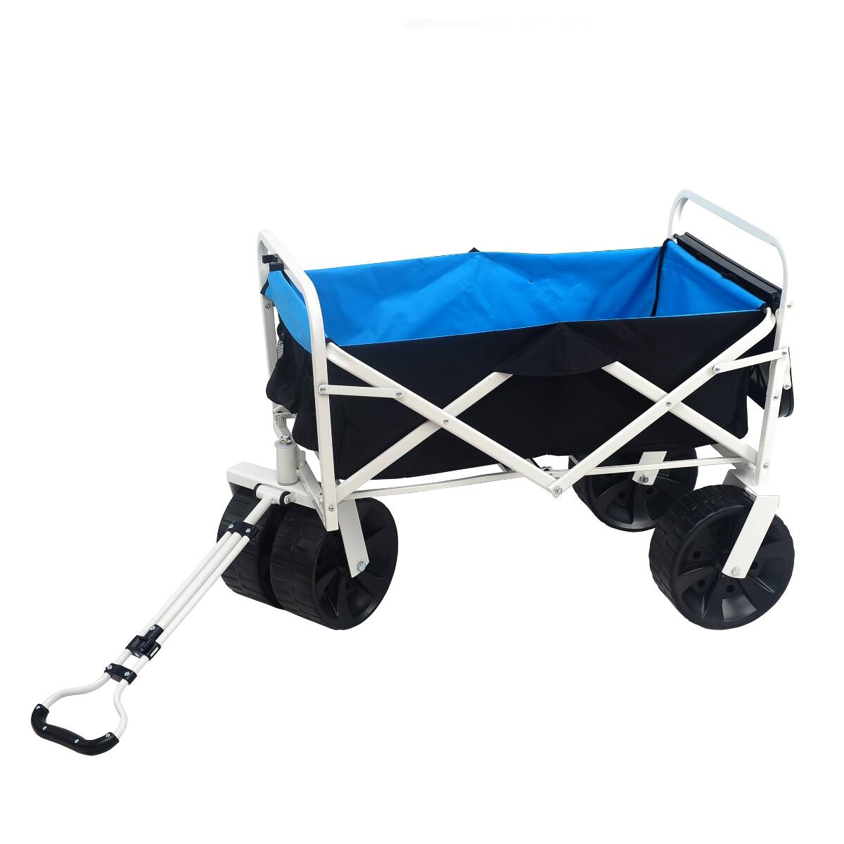 Alt View 6. Loheer - Loheer Folding Garden Wagon with Large Wheels and Side Table for Beach Shopping and Yard Work.
