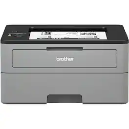 Brother - HL-L2350DW Laser Printer - Monochrome - 32 PPM - Wireless / USB - Duplex - Grey, Black