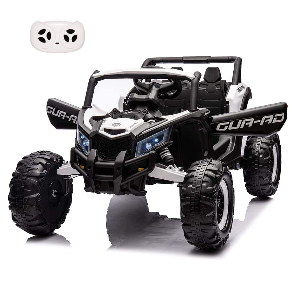GARVEE - 24V 2-Seater Kids Ride-On UTV Car with 2×200W Motors, Remote Control,Spring Suspension- Battery Powered Vehicle for Kids