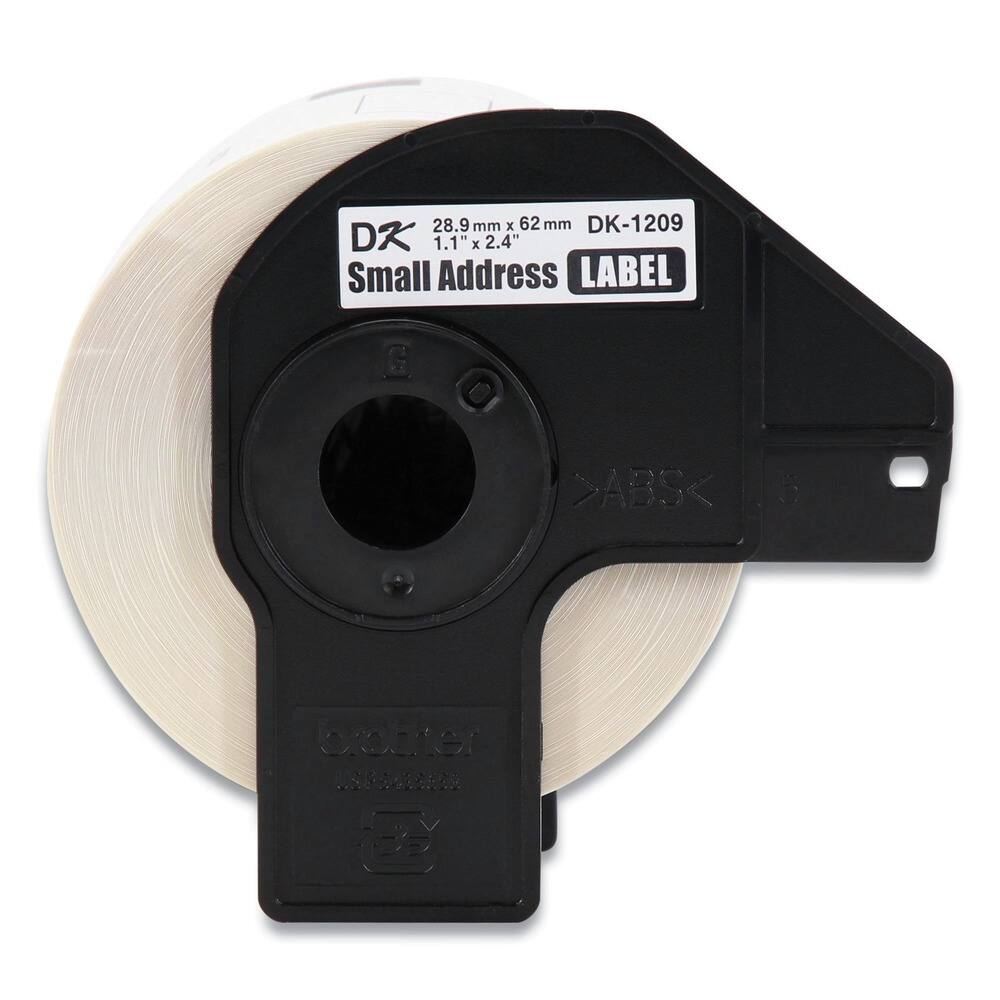 28.9 mm x 62 mm  
1.1" x 2.4"  
DK-1209  
Small Address LABEL  
>ABS<  
croutter  
nothing_to_tsce
