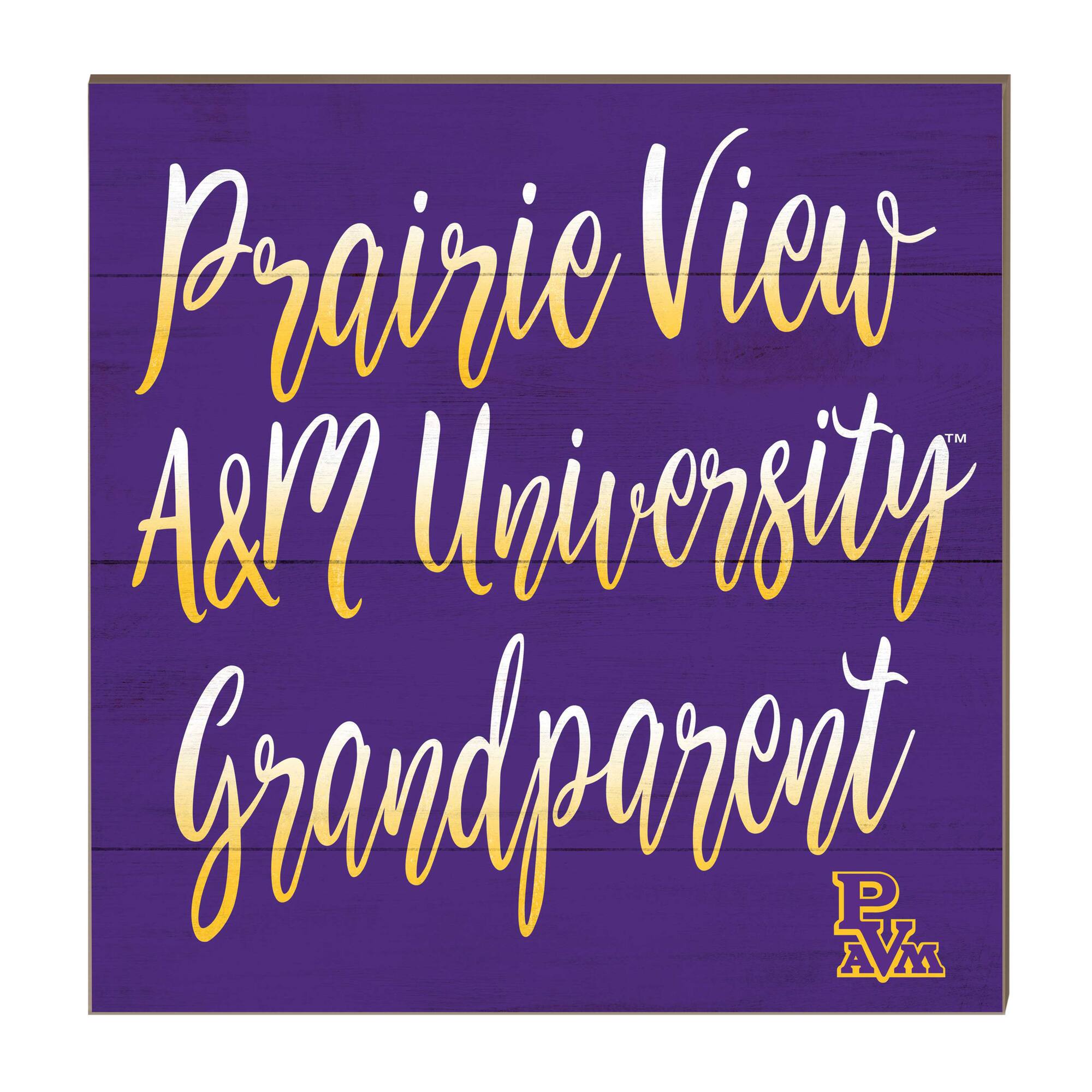 Prairie View A&M Panthers 10'' x 10'' Grandparent Plaque