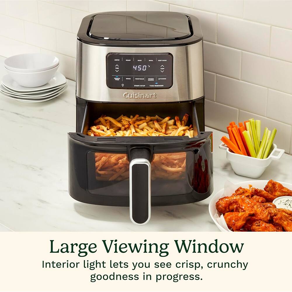 - - - - 7 450 : - LPTOVA - - - - Cuisinart Large Viewing Window Interior light lets you see crisp, crunchy goodness in progress.