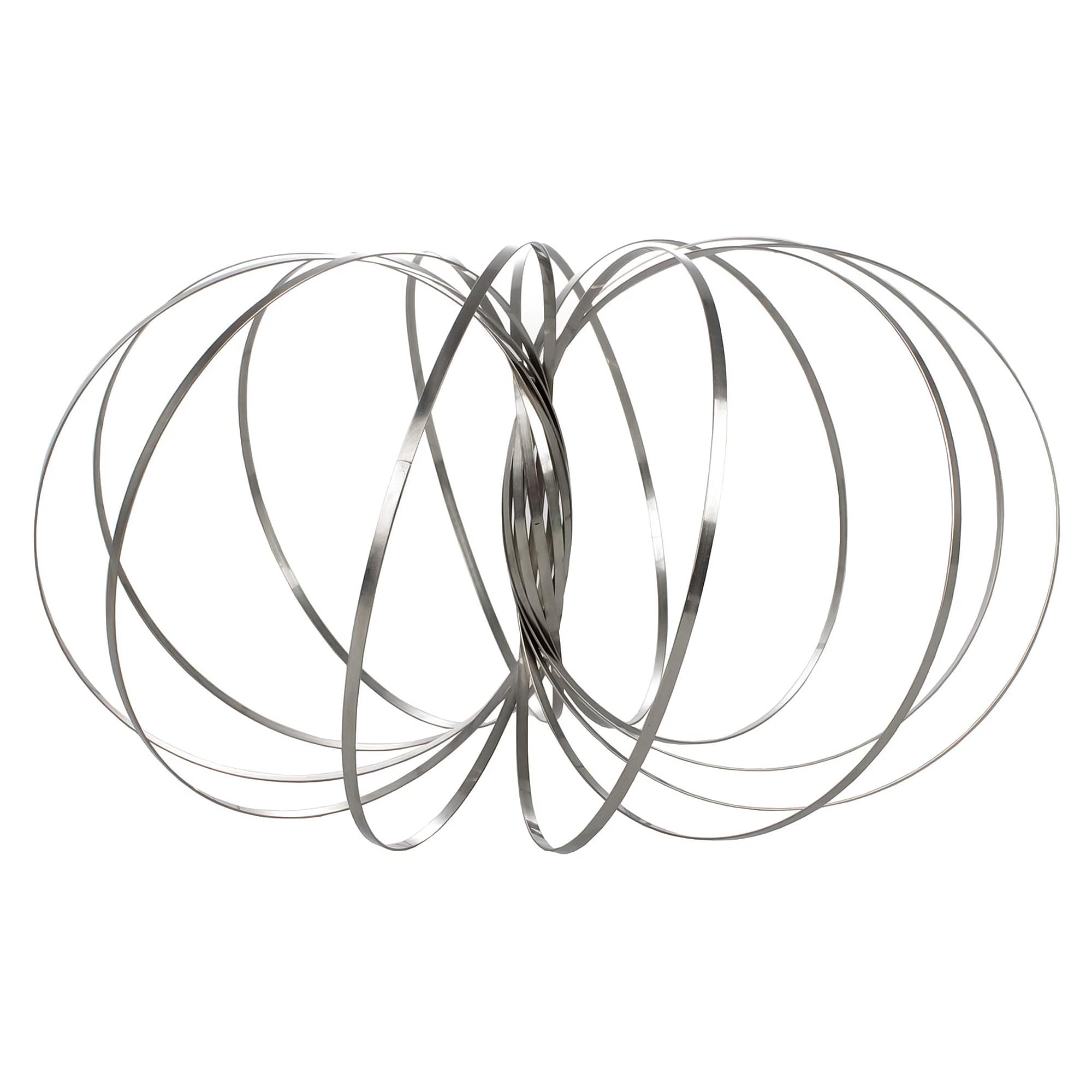 Alt View 10. Flowtoys - ToroFlux Interactive Kinetic Sculpture Metal Spring Flow Toy - Black.