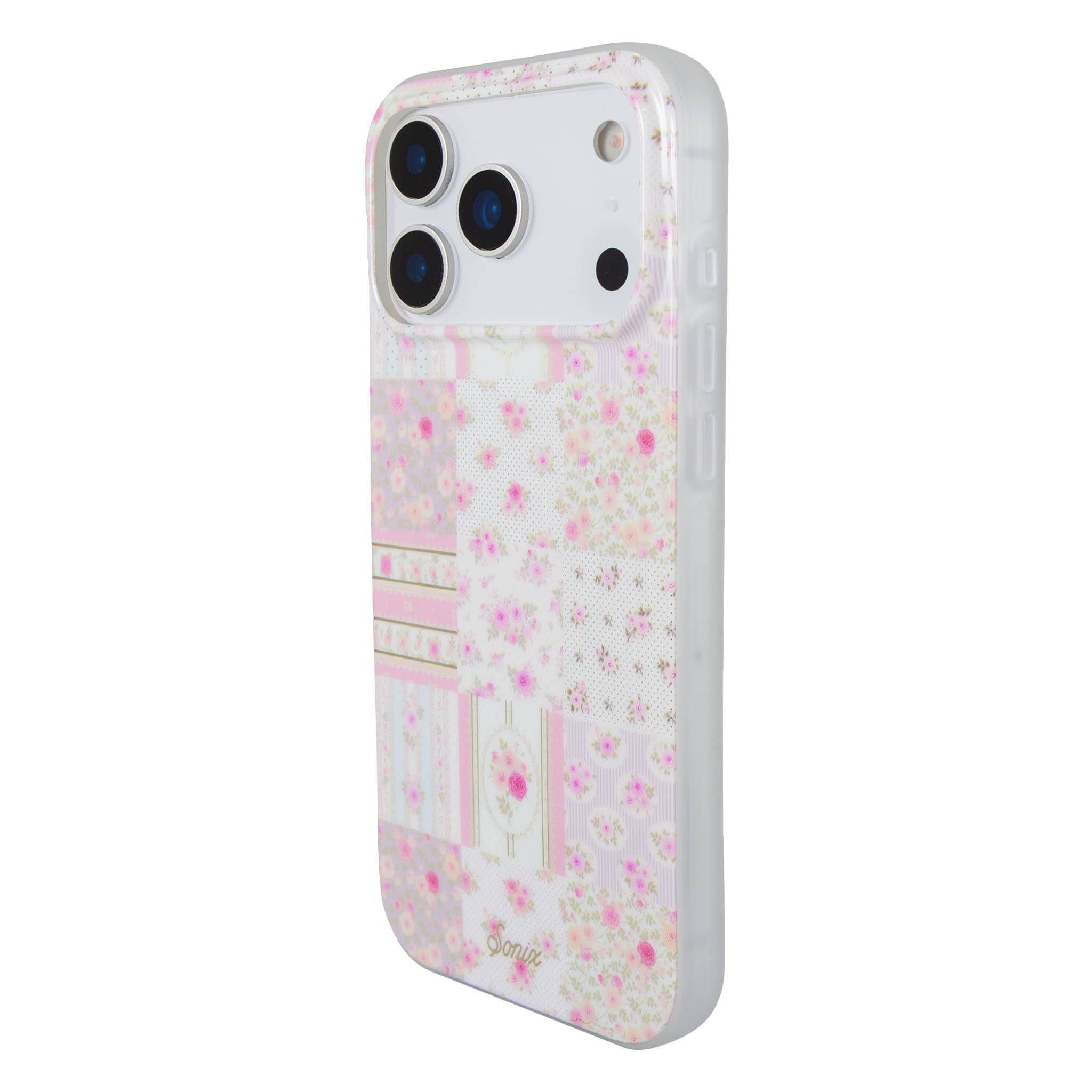 Left. Sonix - iPhone 17 Pro Max Case Patchwork Cottage - Multi.