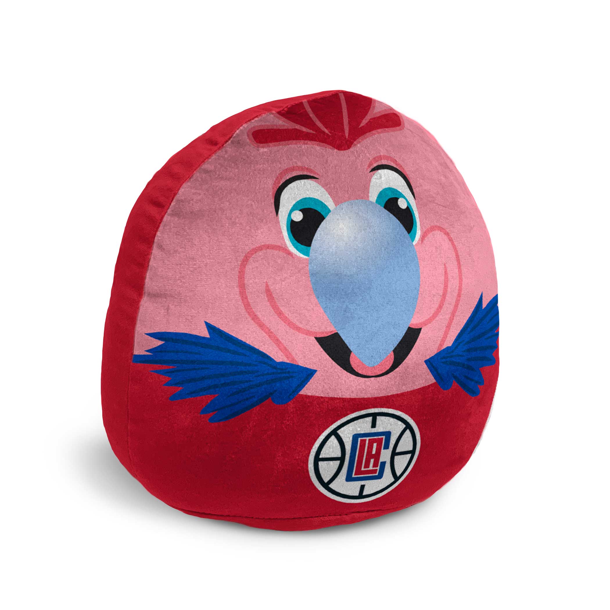 Front. Pegasus - LA Clippers Plushie Mascot Pillow - Multicolor.