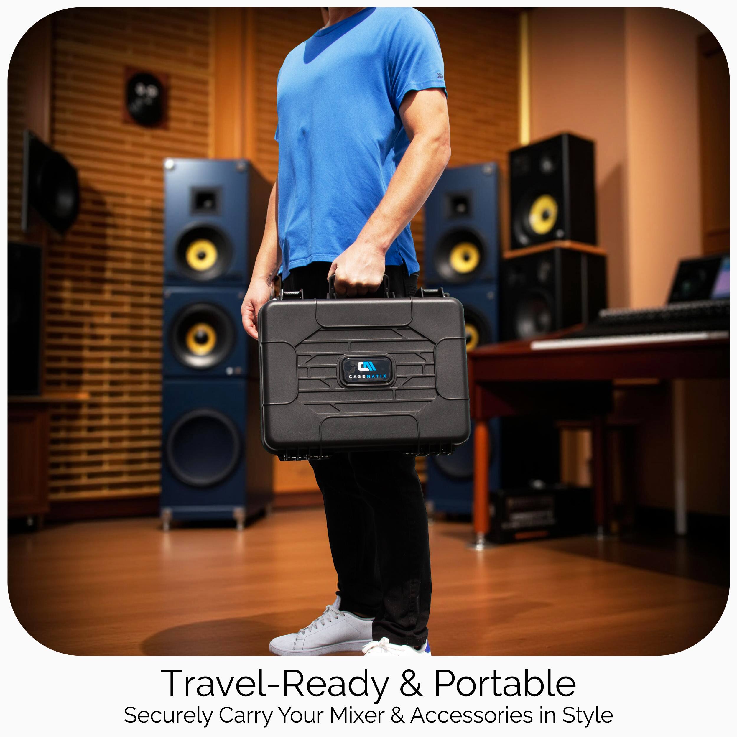 Travel-Ready & Portable  
Securely Carry Your Mixer & Accessories in Style