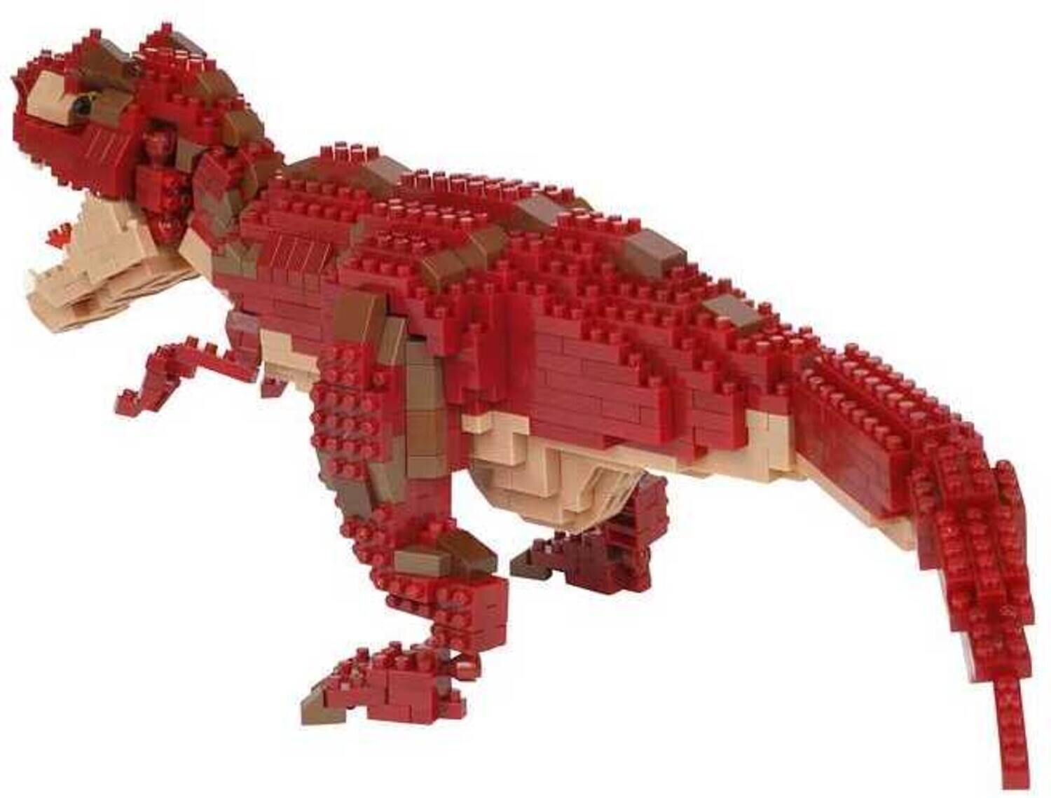 Alt View 2. PopMarket - Nanoblock - Dinosaur - Advanced Hobby Series - Deluxe Edition Tyrannosaurus Rex Building Kit   - Collectibles - Multicolor.