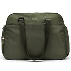 Front. Elle - ELLE Wayfarer 40L Monogram Weekender Duffel Bag | Olive Green - Olive Green.