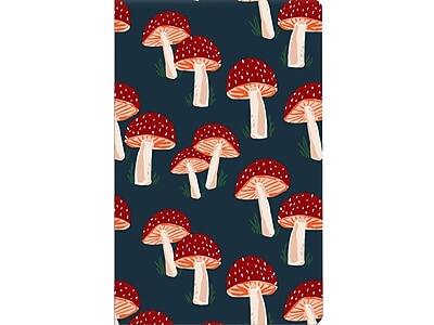 Front. Denik - Navy Mushrooms Journal, 5.25" x 8.25", College Ruled, 144 Pages - Multicolor.