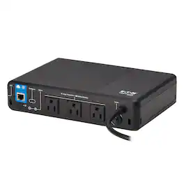Tripp Lite - By Eaton 210-watt Standby Cloud-connected Desktop Ups With Remote Monitoring, 3 Outlets, 5-ft. Cord - Black