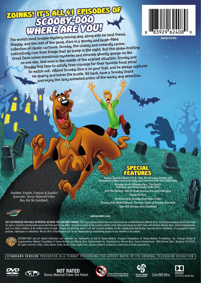 Back. Scooby-Doo, Where Are You!: The Complete Series (Box Set) [DVD].