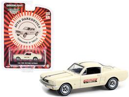 Greenlight - 1965 Ford Mustang Fastback #56 Auto Daredevils "Tournament Of Thrills" "Hobby Exclusive" 1/64 - Cream