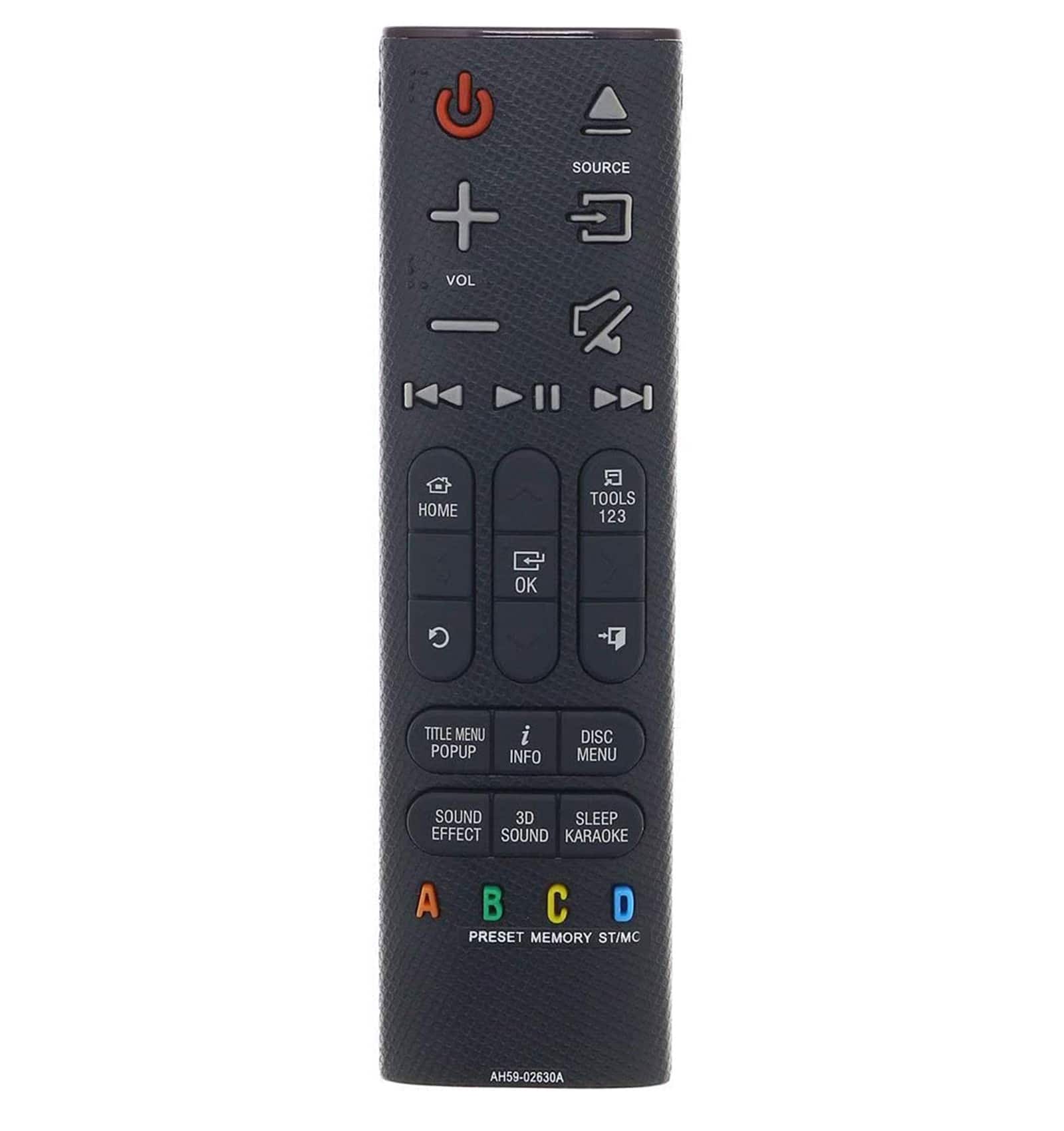 VINABTY - New AH59-02630A Replaced Remote Fits for Samsung Blu-ray DVD HT-H6500WM HT-H7730WM HT-H6530WM HTH6550WM HTH7750WM - Black