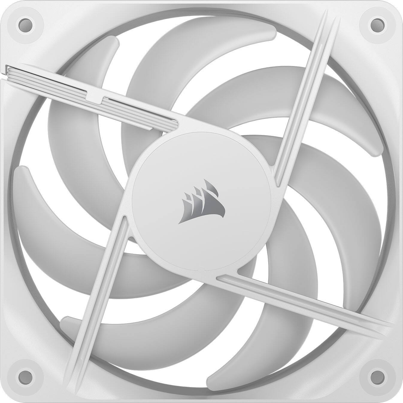 Alt View 13. CORSAIR - RS120-R ARGB 120mm PWM Fans (3-pack) - White.