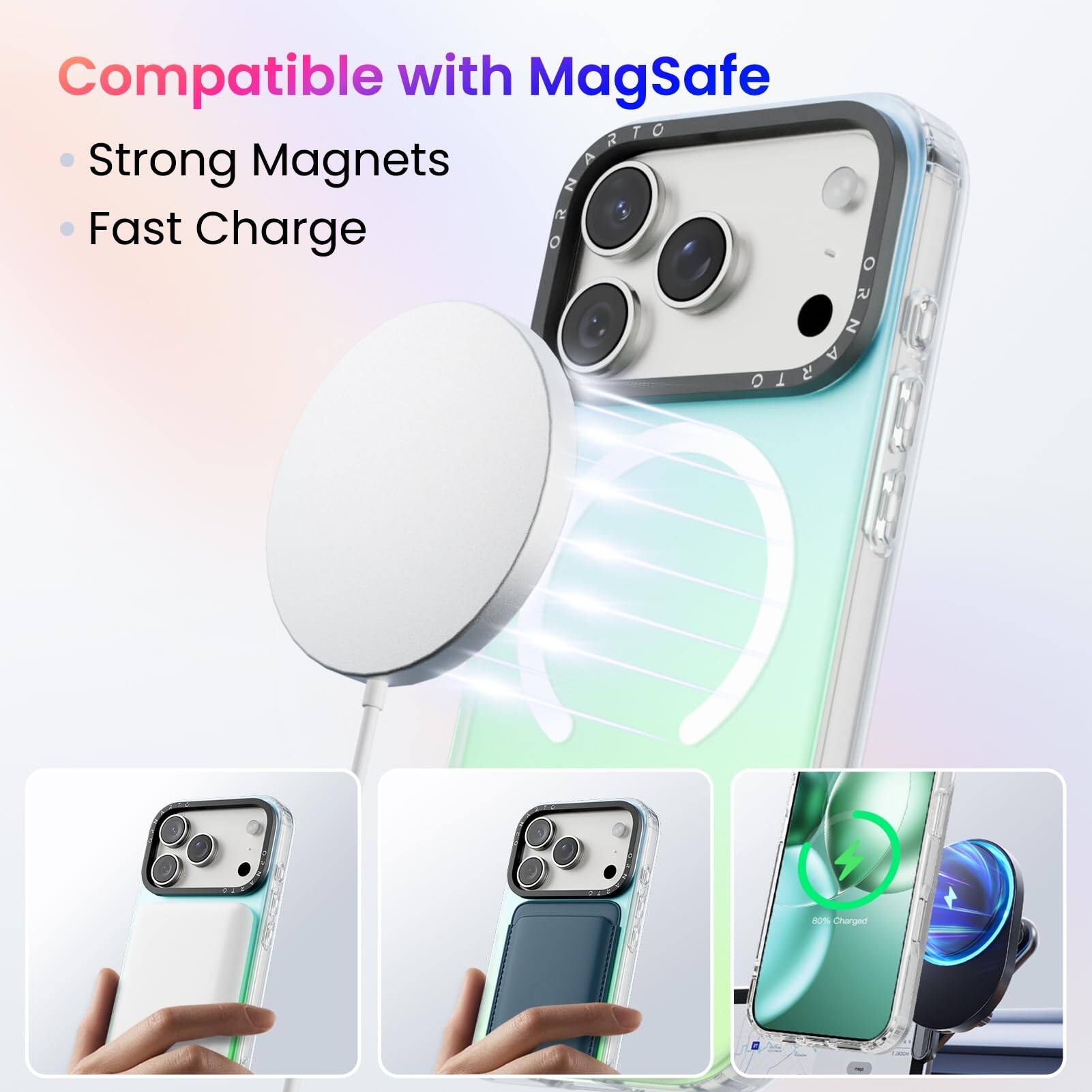 Ornarto for iPhone 17 Pro Max Case 6.9