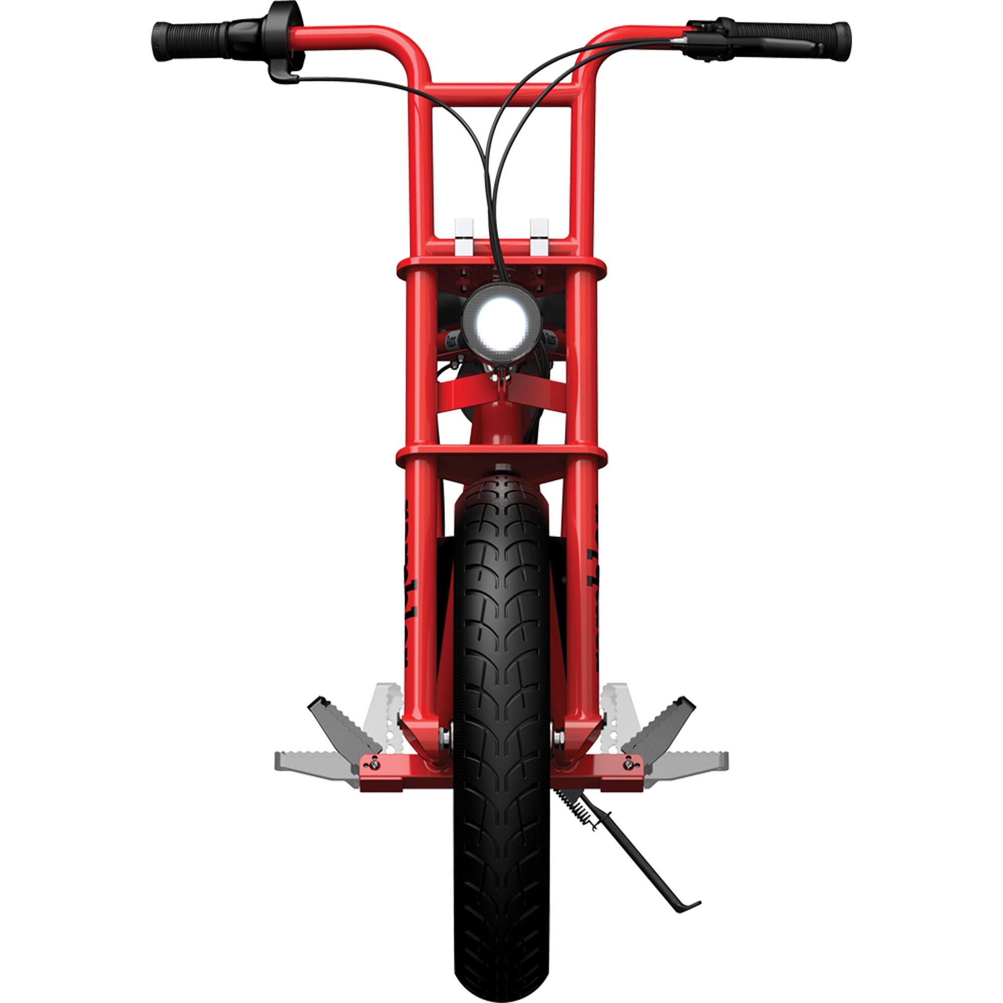 Alt View 8. Razor - Razor Rambler 16 Electric Retro Minibike with 350W Motor & 36V Battery, Red - Black.